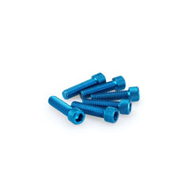 Carica l'immagine nel visualizzatore di Gallery, PUIG KIT VITI ANODIZZATE M8 PER CUPOLINI COLORE BLU 