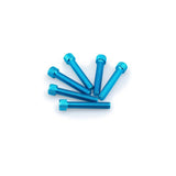 PUIG KIT VITI ANODIZZATE M8 PER CUPOLINI COLORE BLU