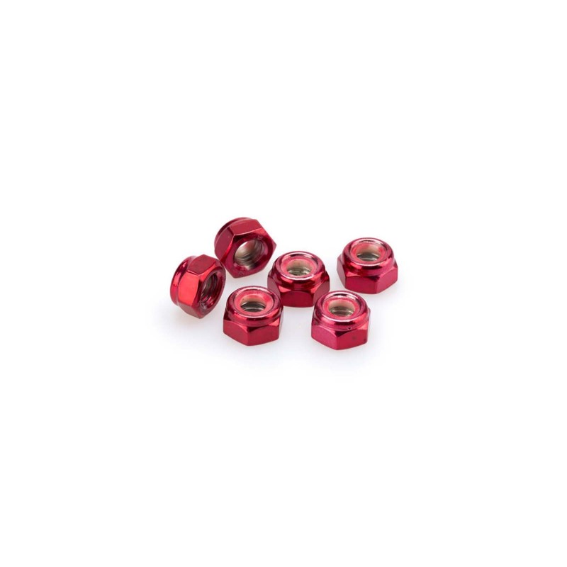 PUIG KIT VITI ANODIZZATE M8 PER CUPOLINI COLORE ROSSO 