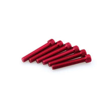 Carica l'immagine nel visualizzatore di Gallery, PUIG KIT VITI ANODIZZATE M8 PER CUPOLINI COLORE ROSSO 