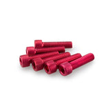 PUIG KIT VITI ANODIZZATE M8 PER CUPOLINI COLORE ROSSO