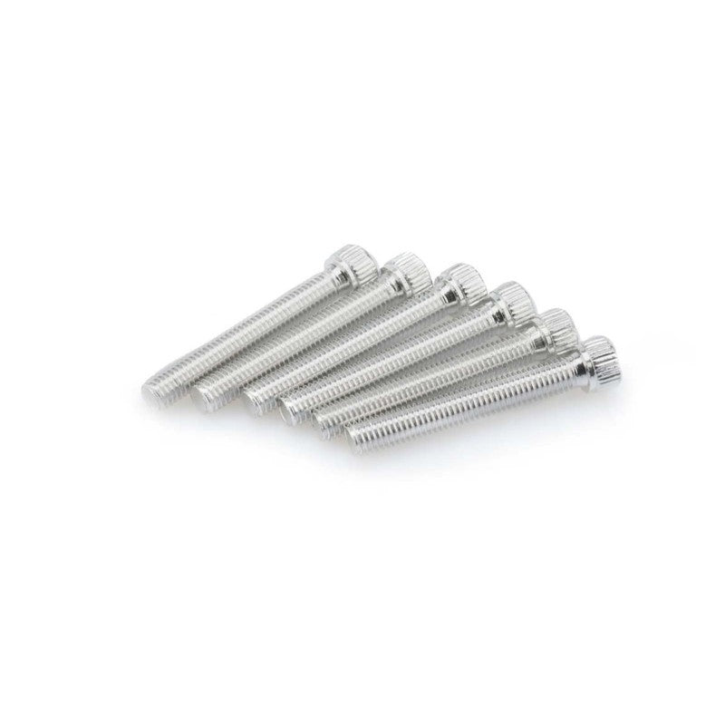 PUIG KIT VITI ANODIZZATE M8 PER CUPOLINI COLORE SILVER 