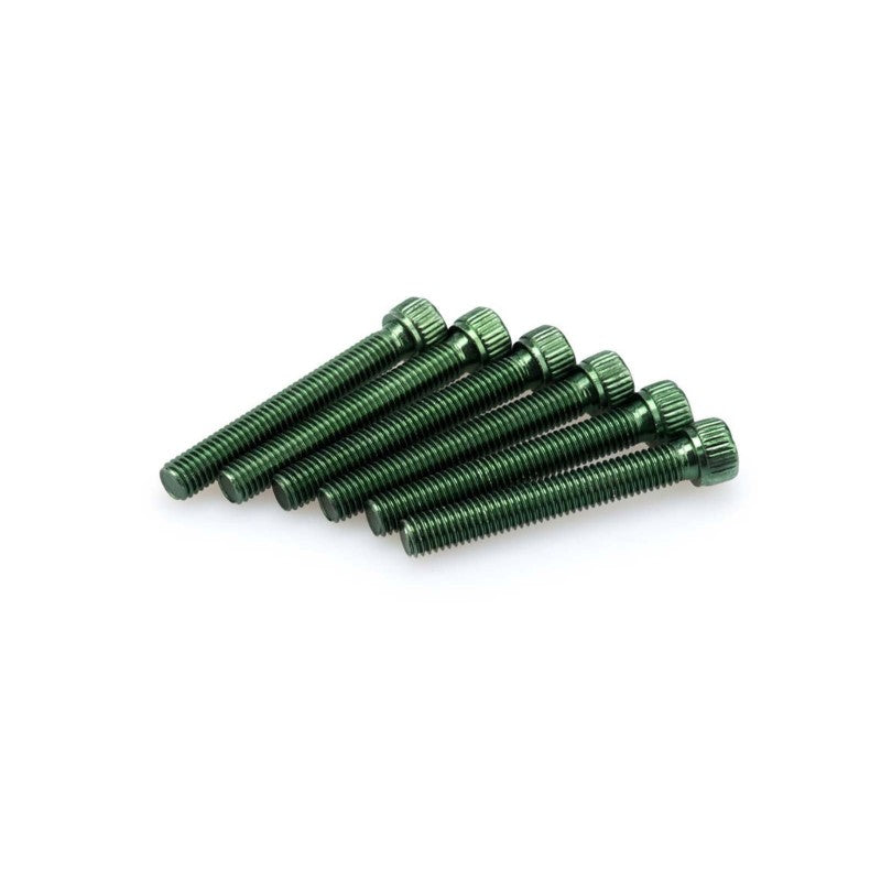 PUIG KIT VITI ANODIZZATE M8 PER CUPOLINI COLORE VERDE 