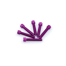 Carica l'immagine nel visualizzatore di Gallery, PUIG KIT VITI ANODIZZATE M8 PER CUPOLINI COLORE VIOLA 