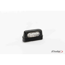 Carica l'immagine nel visualizzatore di Gallery, PUIG LUCI TARGA MODELLO MIG COLORE NERO - Luce targa led. Materiale: plastica - Dimensioni: 56x26 mm - Omologato T.U.V. - COD.