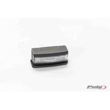 Carica l'immagine nel visualizzatore di Gallery, PUIG LUCI TARGA MODELLO PLA COLORE NERO - Luce targa led. Materiale: plastica - Dimensioni: 45x20 mm - Omologato T.U.V. - COD.