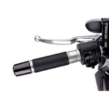 PUIG MANOPOLE MODELLO ASCENT COLORE SILVER - Lunghezza: 119 mm.