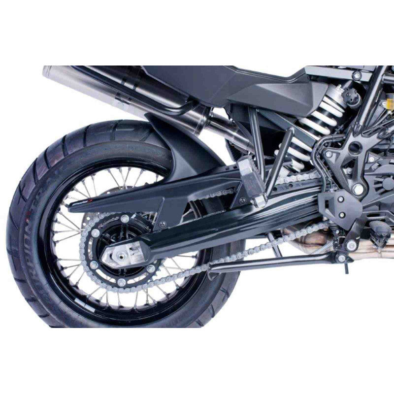 PUIG PARAFANGO POSTERIORE PER BMW F800 GS ADVENTURE 2016 NERO OPACO