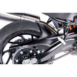 PUIG PARAFANGO POSTERIORE PER BMW F800 R 2016 NERO OPACO