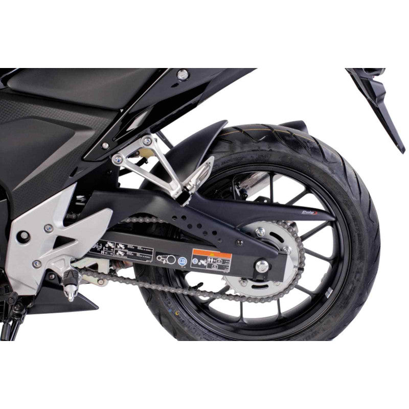 PUIG PARAFANGO POSTERIORE PER HONDA CB500F 17-18 NERO OPACO
