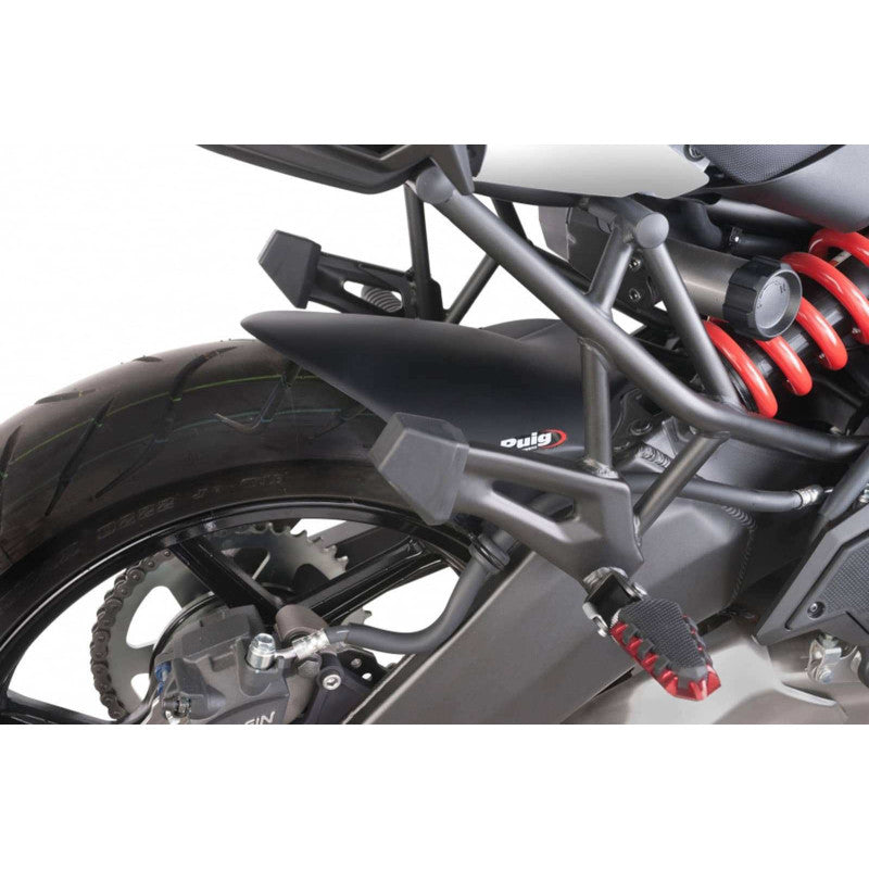 PUIG PARAFANGO POSTERIORE PER KAWASAKI VERSYS 650 GRAND TOURER 2021 NERO OPACO