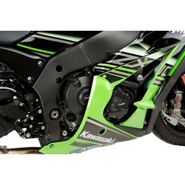 PUIG PROTEZIONE CARTER MOTORE TRACK PER CAMPIONATO KAWASAKI ZX-10RR 21-25 NERO