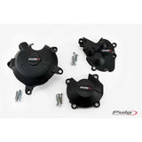 PUIG PROTEZIONE CARTER MOTORE TRACK PER CAMPIONATO KAWASAKI ZX-6R NINJA 24-25 NERO