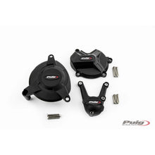 Carica l'immagine nel visualizzatore di Gallery, PUIG PROTEZIONE CARTER MOTORE TRACK PER CAMPIONATO PER BMW S1000RR 12-14 NERO