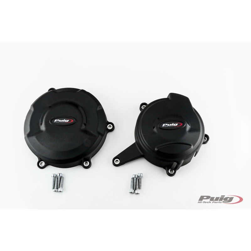 PUIG PROTEZIONE CARTER MOTORE TRACK PER CAMPIONATO PER DUCATI PANIGALE V4 S 20-21 NERO