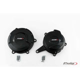 PUIG PROTEZIONE CARTER MOTORE TRACK PER CAMPIONATO PER DUCATI PANIGALE V4 S 20-21 NERO