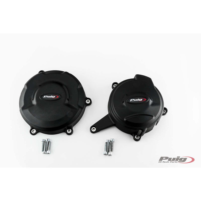 PUIG PROTEZIONE CARTER MOTORE TRACK PER CAMPIONATO PER DUCATI PANIGALE V4 S 22-24 NERO