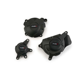 PUIG PROTEZIONE CARTER MOTORE TRACK PER CAMPIONATO PER HONDA CBR1000RR FIREBLADE 17-19 NERO