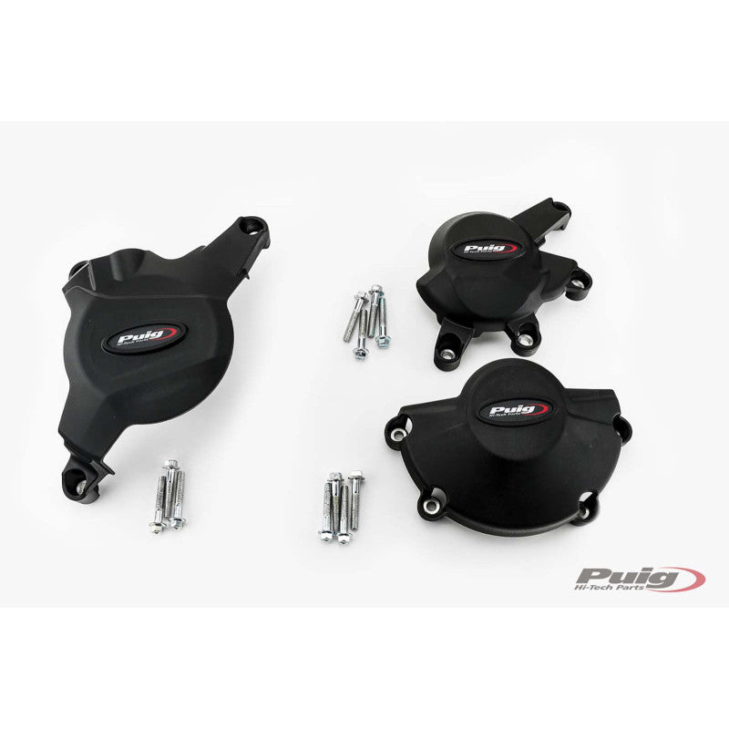 PUIG PROTEZIONE CARTER MOTORE TRACK PER CAMPIONATO PER HONDA CBR600RR 09-12 NERO