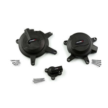 Carica l'immagine nel visualizzatore di Gallery, PUIG PROTEZIONE CARTER MOTORE TRACK PER CAMPIONATO PER KAWASAKI NINJA 400 18-20 NERO