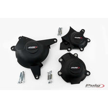 Carica l'immagine nel visualizzatore di Gallery, PUIG PROTEZIONE CARTER MOTORE TRACK PER CAMPIONATO SUZUKI GSX-R1000/R 17-21 NERO