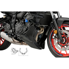Carica l'immagine nel visualizzatore di Gallery, PUIG PUNTALE YAMAHA MT-07 21-24 NERO OPACO