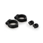 PUIG RICAMBIO SET DI MORSETTI PER FENDINEBBIA 2.0 SU TUBO DI DIAMETRO 25.5MM NERO