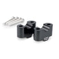 PUIG RISERS PER MANUBRI BMW F800 GS 24-25 NERO-COD.21810N