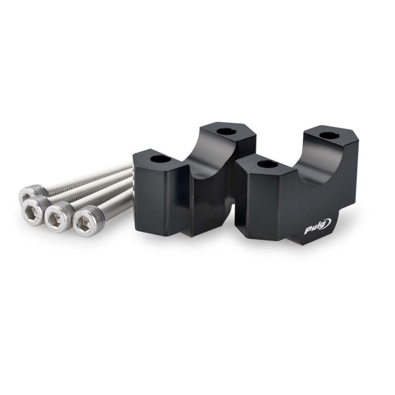 PUIG RISERS PER MANUBRI BMW F900 GS 24-25 NERO-22183N