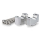 PUIG RISERS PER MANUBRI BMW F900 GS 24-25 SILVER-22183P