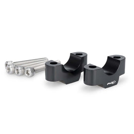 PUIG RISERS PER MANUBRI BMW R12 24-25 NERO