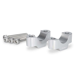 PUIG RISERS PER MANUBRI BMW R12 24-25 SILVER