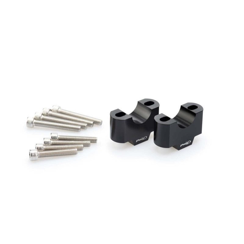 PUIG RISERS PER MANUBRI HONDA CB125 R NEO SPORTS CAFE 21-23 NERO-3741N
