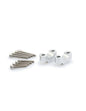 PUIG RISERS PER MANUBRI HONDA CB125 R NEO SPORTS CAFE 24-25 SILVER-3740P