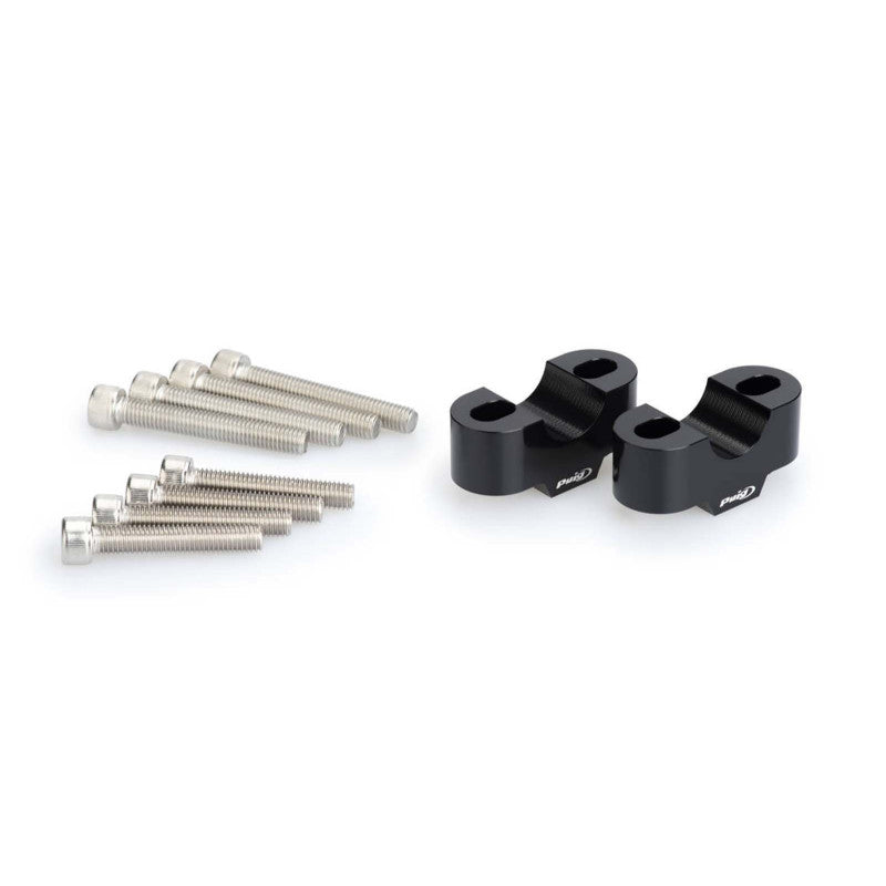 PUIG RISERS PER MANUBRI KAWASAKI ELIMINATOR 500 SE 24-25 NERO-3671N