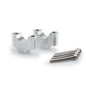 PUIG RISERS PER MANUBRI PER BMW R1200 GS 13-15 SILVER-20309P