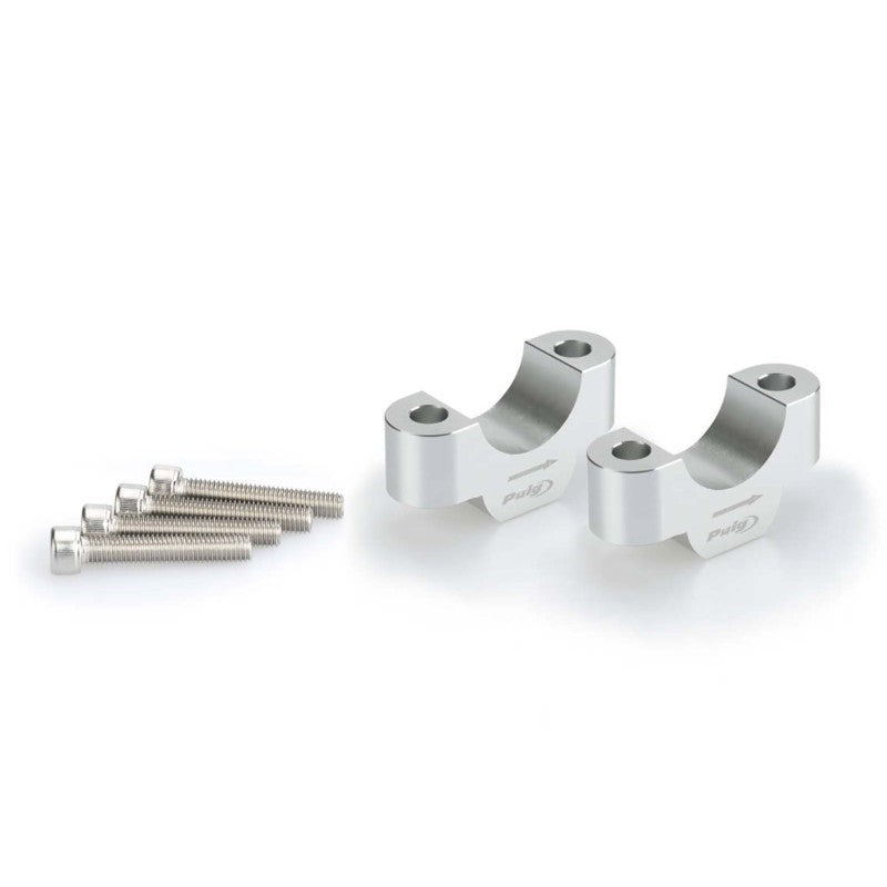 PUIG RISERS PER MANUBRI PER BMW R1200 GS ADVENTURE 06-07 SILVER-20308P