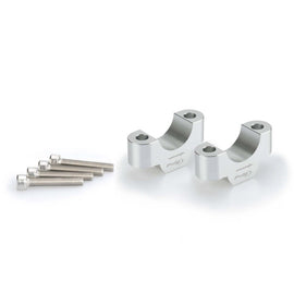 PUIG RISERS PER MANUBRI PER BMW R1200 GS EXCLUSIVE 17-18 SILVER-20308P