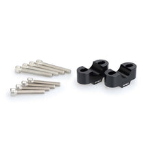 Carica l'immagine nel visualizzatore di Gallery, PUIG RISERS PER MANUBRI PER KAWASAKI Z500 SE 24-25 NERO-3671N