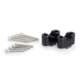 PUIG RISERS PER MANUBRI PER KAWASAKI Z500 SE 24-25 NERO-3672N