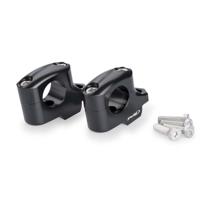PUIG RISERS PULLBACK PER MANUBRI BMW F900 GS 24-25 NERO-22141N