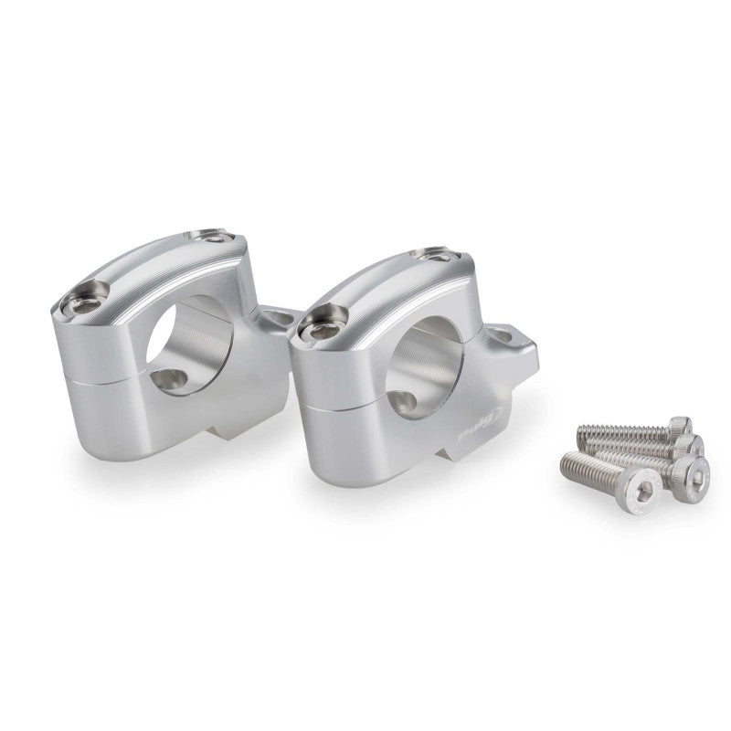 PUIG RISERS PULLBACK PER MANUBRI BMW F900 GS ADVENTURE 24-25 SILVER-22141P