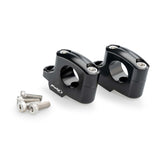 PUIG RISERS PULLBACK PER MANUBRI BMW R12 24-25 NERO-22038N