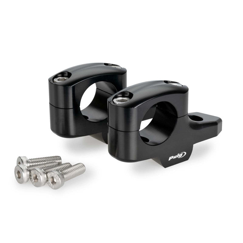 PUIG RISERS PULLBACK PER MANUBRI BMW R1300 GS TROPHY 23-25 NERO-21882N