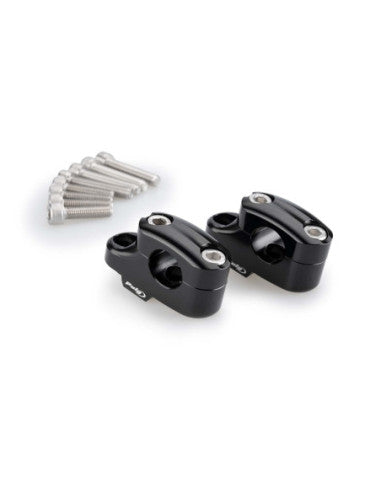 PUIG RISERS PULLBACK PER MANUBRI KAWASAKI Z650 RS 24-25 NERO-21750N