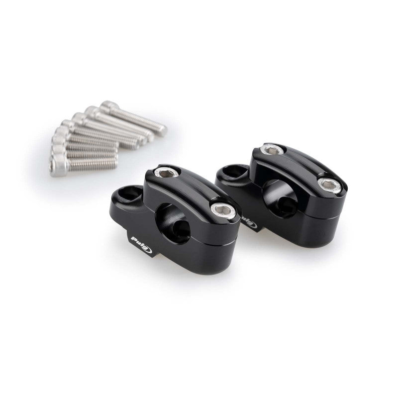 PUIG RISERS PULLBACK PER MANUBRI PER KAWASAKI Z500 SE 24-25 NERO-21750N