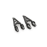 PUIG SET MORSETTI E SUPPORTO PER FARI A LED LUMEN COLORE NERO - COD. 20876N - Diametro: 35-37 cm.