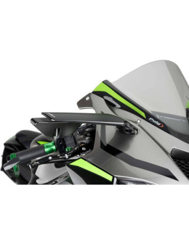 PUIG SPECCHIETTO RETROVISORE DESTRO MOD. AILERON KAWASAKI ZX-10R 2026 NERO
