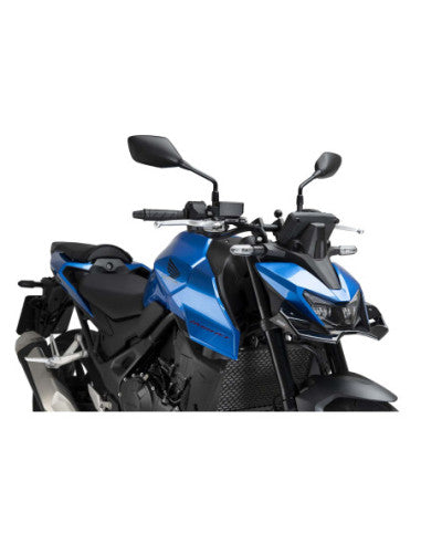 PUIG SPOILER ANTERIORE DOWNFORCE NAKED HONDA CB750 HORNET 2025 NERO
