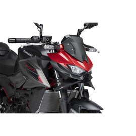 PUIG SPOILER ANTERIORE DOWNFORCE NAKED KAWASAKI Z500 SE 24-25 NERO OPACO